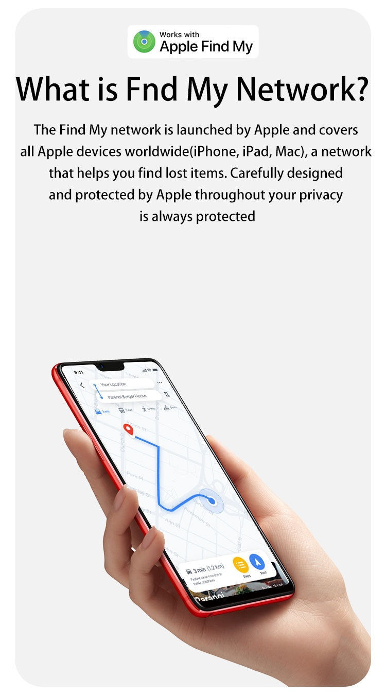 GPS Tracker for Car,Mini Trackers Device with Weatherproof Magnetic Case-No Monthly Fee-Best Hidden GPS Trackers,Anti-lost Device,Works with Apple