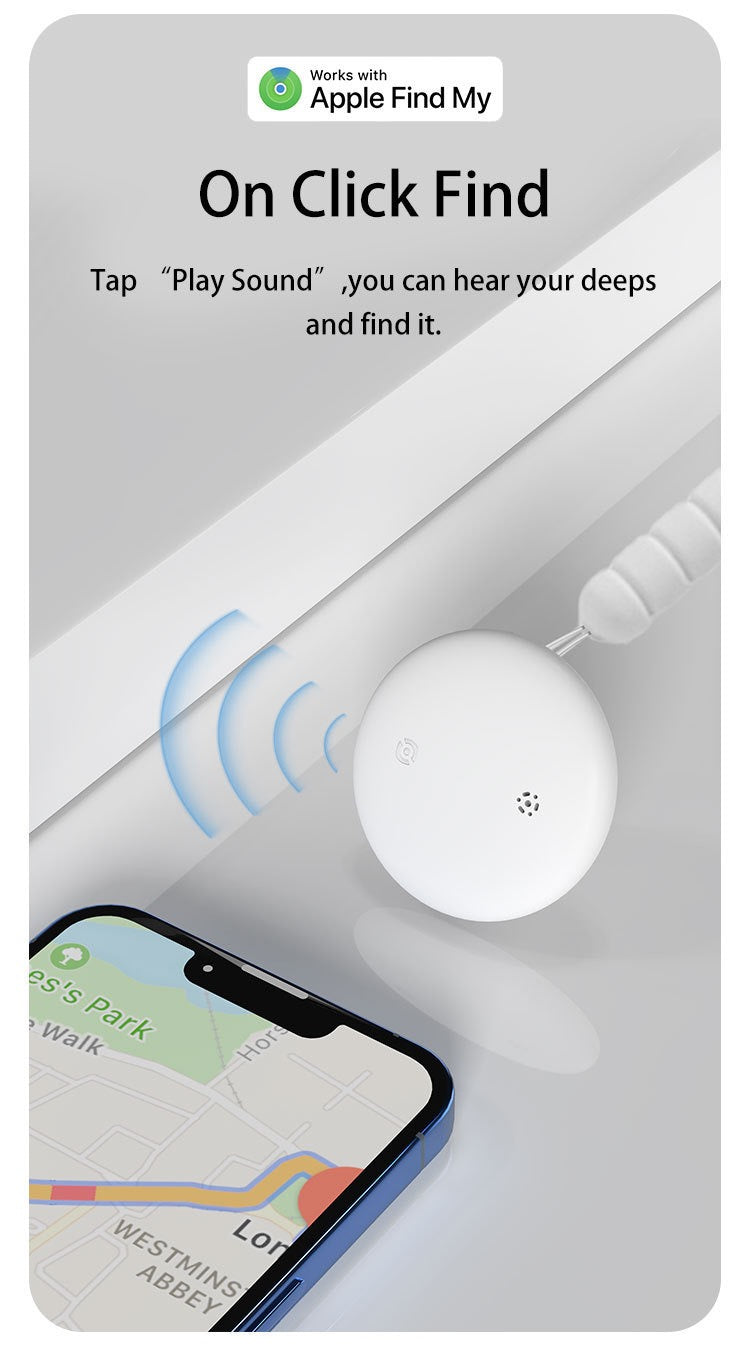 GPS Tracker for Car,Mini Trackers Device with Weatherproof Magnetic Case-No Monthly Fee-Best Hidden GPS Trackers,Anti-lost Device,Works with Apple